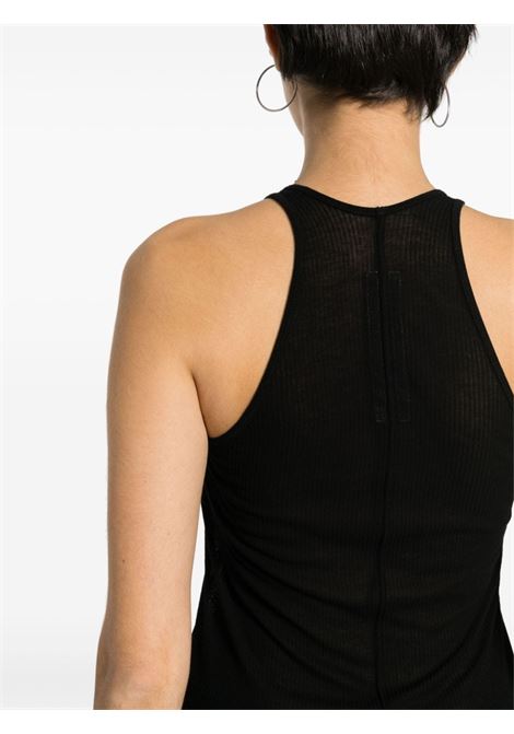 Black ribbed top - women RICK OWENS | RP01D2101RC09